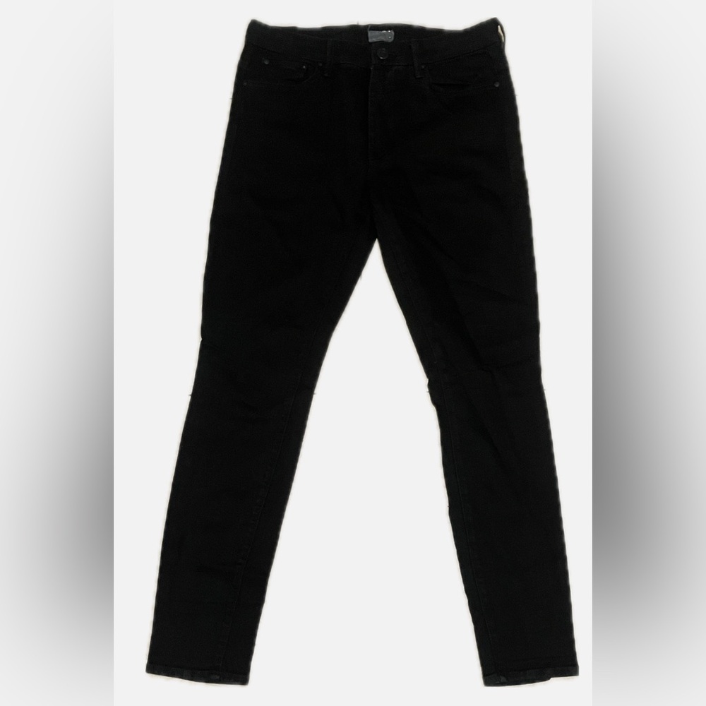 MOTHER Jet Black Skinny Jeans